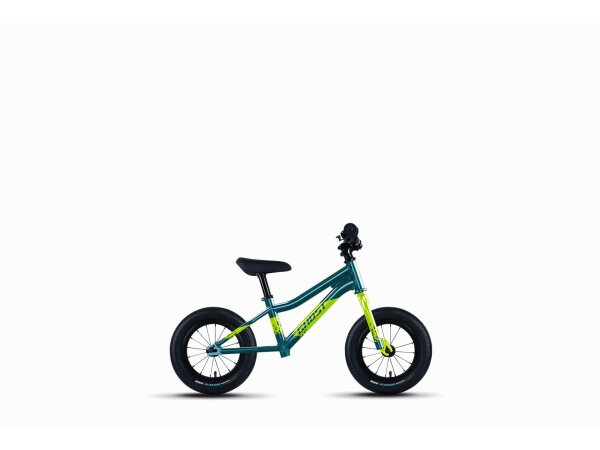 GHOST Powerkiddy 12 (balance bike) BLU / GRN -  2023 - dirty blue/met. lime - glossy