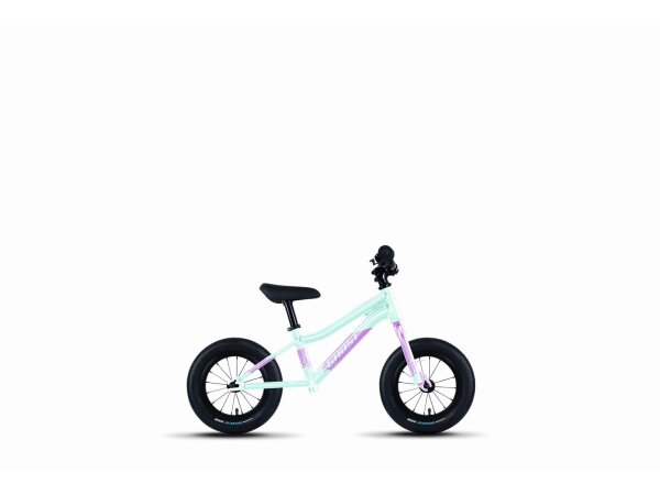 GHOST Powerkiddy 12 (balance bike) GRN / PUR -  2023 - mint/met. purple - glossy