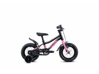 GHOST Powerkid 12 (Training Wheels) BLK / PINK -  2023 -...