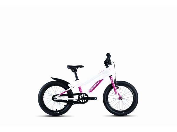 GHOST Powerkid 16 (Training Wheels) WHI / MAG -  2023 - pearl white/candy magenta - glossy