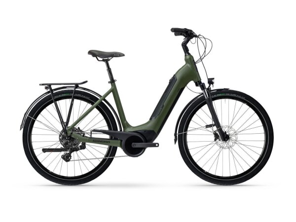 Winora Tria 10 Farbe Mossgreen matt Rahmenhöhe 51 Low Bosch Performance Line Smart System, 250W, 75Nm, 25km/h