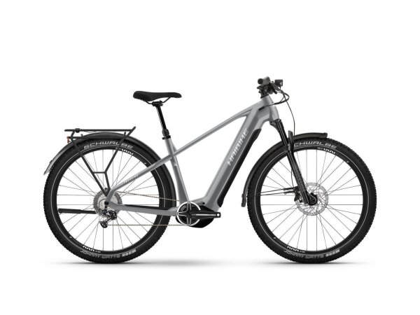 Haibike Trekking 7 - RH: 55 - 2023 - urban grey/white gloss