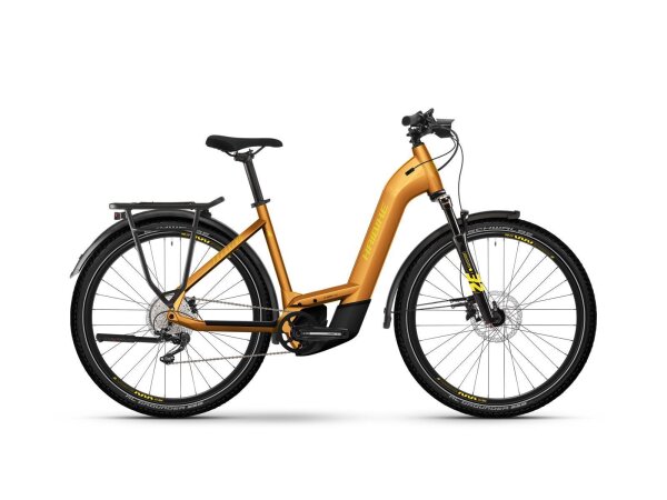 Haibike Trekking 8 - RH:  46 - metal lava/yellow - gloss - Bosch Performance CX SmartS