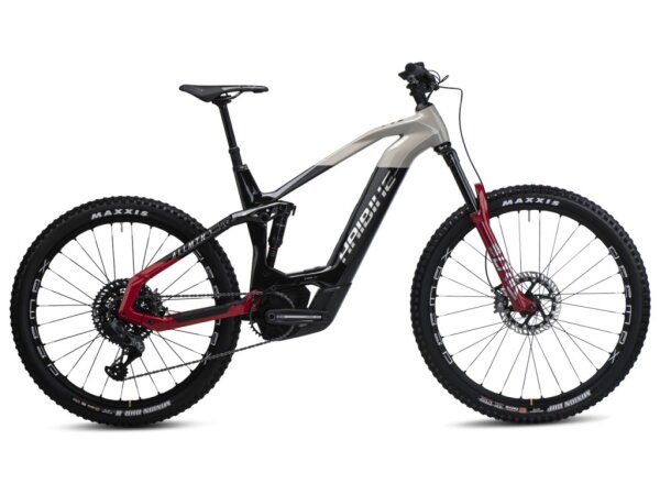 Haibike AllMtn CF SE - RH:  44 - GLOSS BLKGREY_RED_CHROME - Bosch Performance CX SmartS